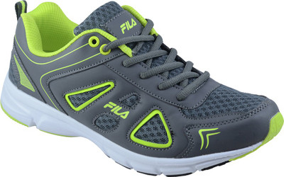 

Fila 5 Men Grey Sports Shoes SUPER RUNNER PLUS 4 Running Shoes For Men(Grey, Green