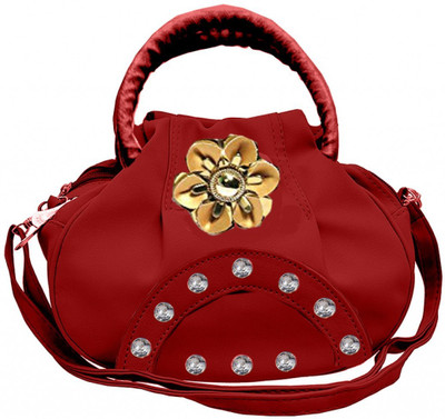 

BUY FOR CHANGE LLP Women Casual, Formal Red PU Sling Bag