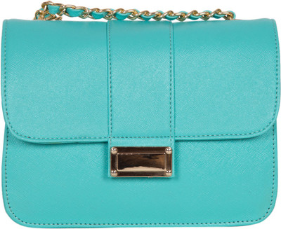 

ADISA Women Casual Blue PU Sling Bag