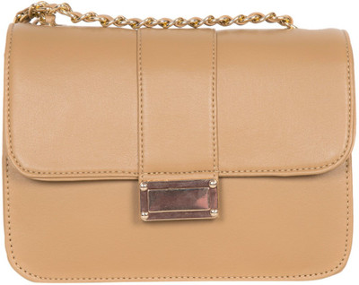 

ADISA Women Casual Beige PU Sling Bag