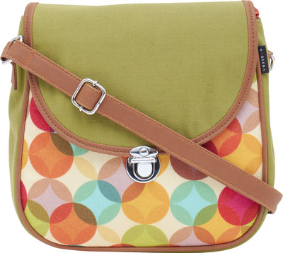

Haqeeba Women Casual Multicolor Canvas Sling Bag