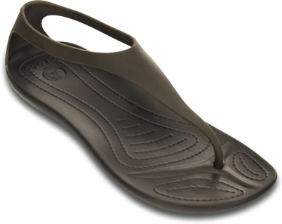 

Crocs Flip Flops, Espresso/espresso