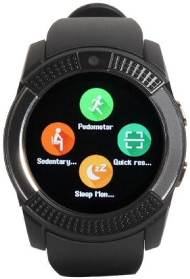 

vrom vrom Bluetooth GB8 Smart Watch-Black Smartwatch(Black Strap L)