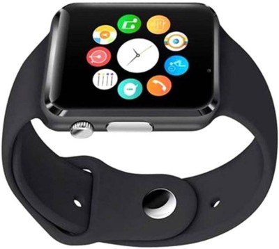 

Mate4G Mobile Smart Watch Compatible With Android & IOS Smartwatch(Black Strap Free Size)