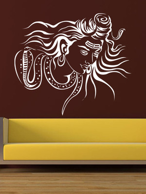 ALLURE 66 cm Shiva Self Adhesive Sticker(Pack of 1)