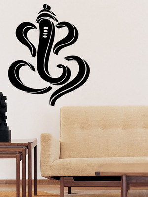 ALLURE 76 cm Beautiful Ganesha Self Adhesive Sticker(Pack of 1)