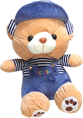 

CREATIVEVILLA CUTE BLUE HUGS BABY TSHIRT TEDDY BEAR - 38 cm(Black)