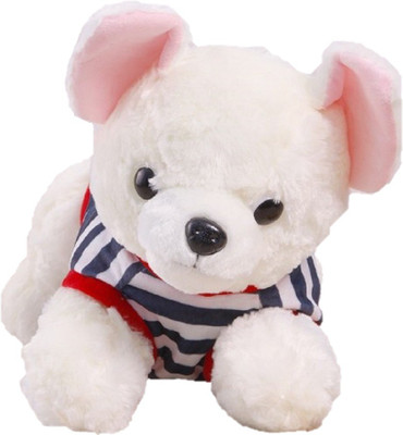 

CREATIVEVILLA CUTE BLUE LAZY SLEEPING TSHIRT DOG STUFFED PLUSH SOFT TOY - 46 cm(Black)