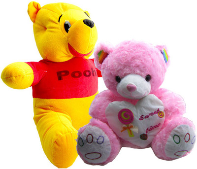 

Gift Decor Shop pooh bear soft toy (Multi, 36 cm) - 36 cm(Multicolor)