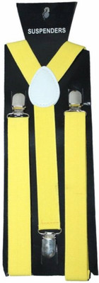 

Friendskart Y- Back Suspenders for Men(Yellow)