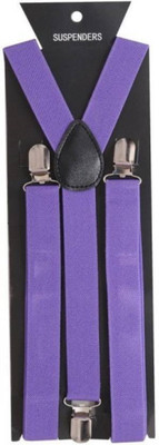 

Friendskart Y- Back Suspenders for Men(Purple)
