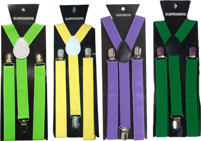 

Friendskart Y- Back Suspenders for Men(Multicolor)