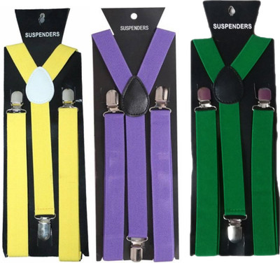 

Friendskart Y- Back Suspenders for Men(Multicolor)