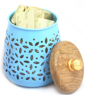 

Ghasitaram Gifts Blue Metal mewa BitesJar(200 g, Box)