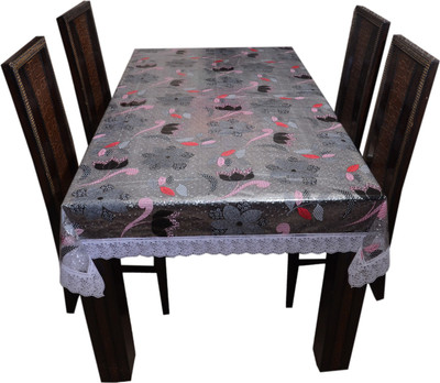 

The Trendy Floral 6 Seater Table Cover(Multicolor, PVC)