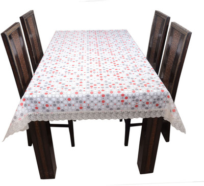 

The Trendy Polka 6 Seater Table Cover(Multicolor, PVC)