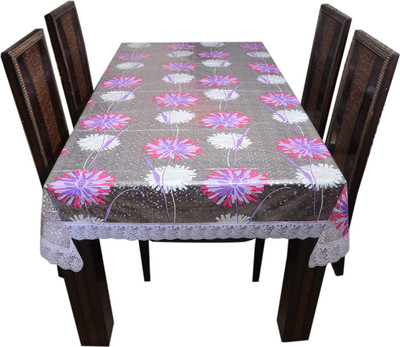 

The Trendy Floral 6 Seater Table Cover(Multicolor, PVC)