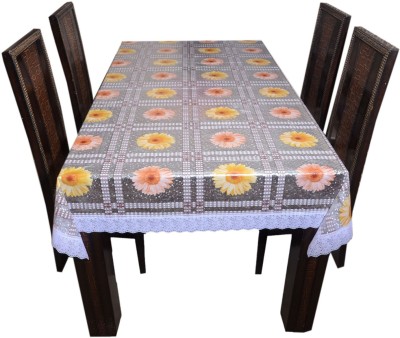 

The Trendy Floral 6 Seater Table Cover(Multicolor, PVC)