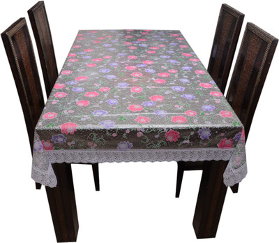 

The Trendy Floral 8 Seater Table Cover(Multicolor, PVC)