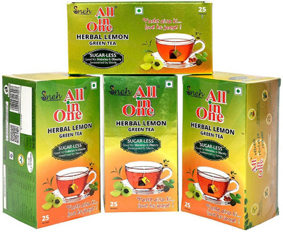 

All in one Sneh3 Lemon Green Tea Bags(100 Bags, Box)