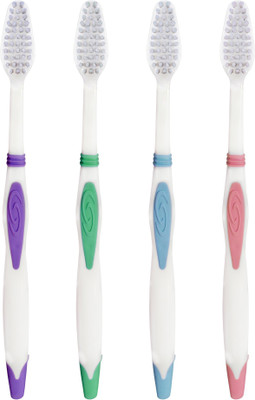 

aquawhite Sensitive Bristles Health & Personal Care Ultra Soft Toothbrush(Pack of 4)