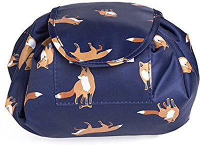 

House of Quirk Cosmetic Pouch(Blue)