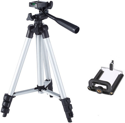 

casadomani Tripod-3110 Porta Tripod(Silver & Black, Supports Up to 1500 g)
