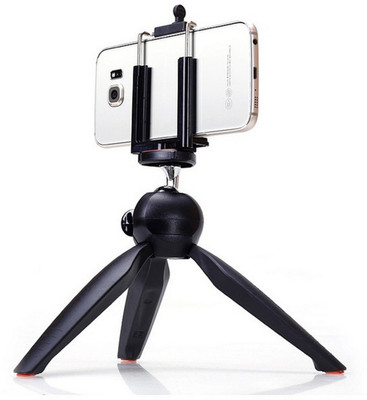 

LS Letsshop Mini Selfie Tripod - Smart Phone holder Tripod(Black, Supports Up to 700 g)