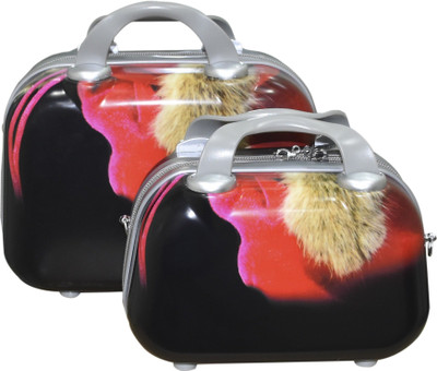 Pride Star Leopard to store cosmetic items Vanity Box(Black)