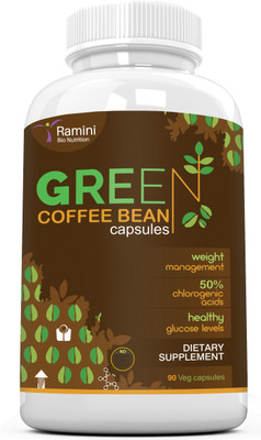 

ramini bionutrition Green Coffee Bean extract 500 mg - 90 veg capsules(1 No)