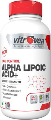 

Vitrovea Alpha Lipoic Acid Plus Double Strength 600mg -100 Tabs(150 g)