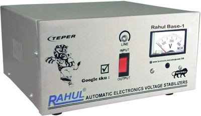 

Rahul Base-1 a1 Automatic Voltage Stabilizer(Gray)