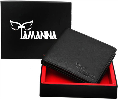 

Tamanna Men Black Genuine Leather Wallet(7 Card Slots)