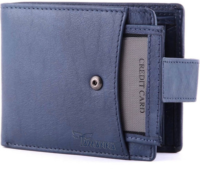 

Tamanna Men Blue Genuine Leather Wallet(8 Card Slots), Bule
