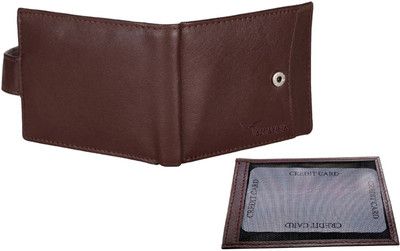 

Tamanna Men Brown Genuine Leather Wallet(8 Card Slots)