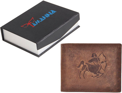 

Tamanna Men Brown Genuine Leather Wallet(8 Card Slots)