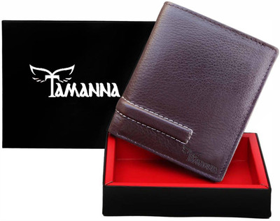 

Tamanna Men Brown Genuine Leather Wallet(6 Card Slots)
