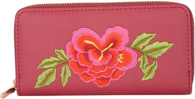 

KRIO DESIGNS Women Casual Red Artificial Leather Wallet(8 Card Slots)