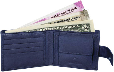 

Tamanna Men Blue Genuine Leather Wallet(8 Card Slots), Bule