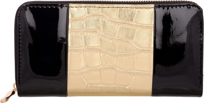

KRIO DESIGNS Women Gold Artificial Leather Wallet(14 Card Slots)