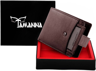 

Tamanna Men Brown Genuine Leather Wallet(8 Card Slots)