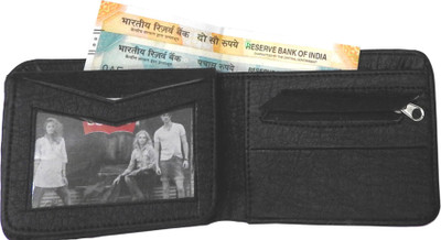 

Hornwood Boys Black Artificial Leather Wallet(4 Card Slots)