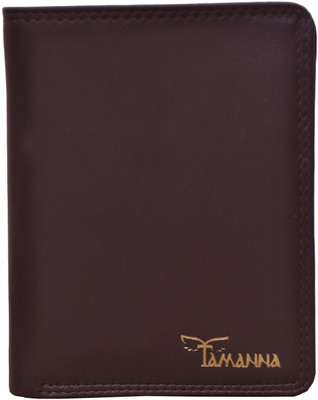 

Tamanna Men Brown Genuine Leather Wallet(10 Card Slots)