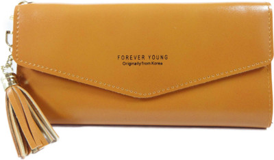 

SB Women Tan Artificial Leather Wallet(11 Card Slots)