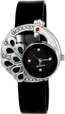 

goodfortune HKF35-MAYUR SERIES-BLACK-FOR WOMENS &GIRLS all black Watch - For Women