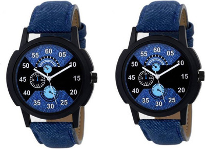 

goodfortune LATEST TRENDING COMBO SAME DESIGN DIAL OF 2 WATCH Fashionable for Mens, Boys & Kids Watch - For Boys