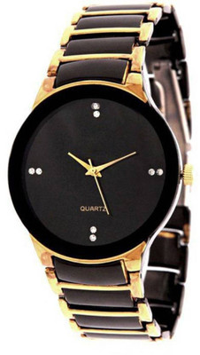 

goodfortune Black&Gold for Smarts look for Handsome,Just made for you Black beauty Watch - For Men