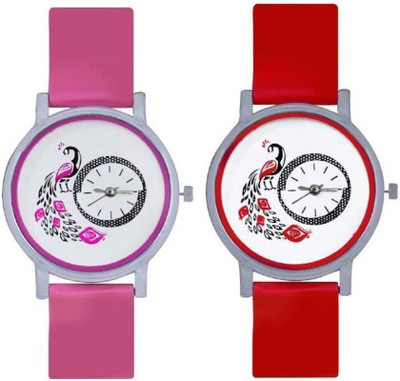 

Glamexy New Best Combo Pack 2 stylish Studded Party-Wedding Style Watch For Girls & Women Watch - For Girls