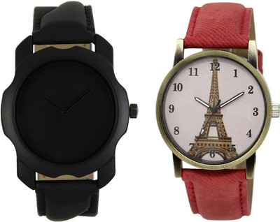 

Shocknshop LR22_230 Designer Analog Chain Strap Couple Watch - For Men & Women