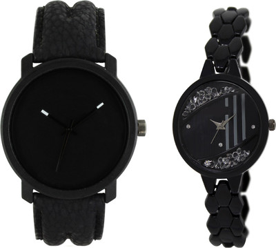 

Shocknshop LR21_221 Designer Analog Chain Strap Couple Watch - For Men & Women